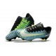 Zapatillas de fútbol Nike Mercurial Vapor 11 FG Azul Negro Verde Blanco