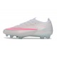 Zapatillas de Fútbol Nike Zoom Mercurial Vapor XVII Elite FG Blanco Rosa