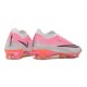 Zapatillas de Fútbol Nike Zoom Mercurial Vapor XVII Elite FG Rosa Plateada