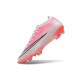 Zapatillas de Fútbol Nike Zoom Mercurial Vapor XVII Elite FG Rosa Plateada