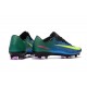 Zapatillas de fútbol para Hombre - Nike Mercurial Vapor XI FG Azul Volt Rosa
