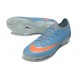 Zapatos Nike Air Zoom Mercurial Vapor 17 Elite FG Azul Naranja