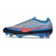 Zapatos Nike Air Zoom Mercurial Vapor 17 Elite FG Gris Azul Rojo