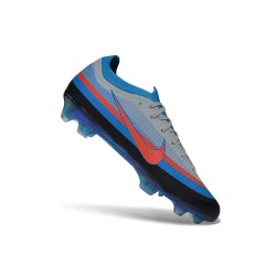 Zapatos Nike Air Zoom Mercurial Vapor 17 Elite FG Gris Azul Rojo