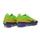 Zapatos Nike Air Zoom Mercurial Vapor 17 Elite FG Verde Violeta
