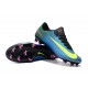 Zapatillas de fútbol para Hombre - Nike Mercurial Vapor XI FG Azul Volt Rosa