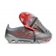 Zapatillas Adidas Predator Elite Fold-over Tongue FG Gris Rojo