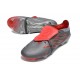 Zapatillas Adidas Predator Elite Fold-over Tongue FG Gris Rojo