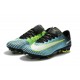 Zapatillas de fútbol Nike Mercurial Vapor 11 FG Azul Negro Verde Blanco