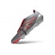 Zapatillas Adidas Predator Elite Fold-over Tongue FG Gris Rojo
