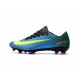Zapatillas de fútbol para Hombre - Nike Mercurial Vapor XI FG Azul Volt Rosa