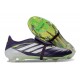 Zapatillas Adidas Predator Elite Fold-over Tongue FG Negro Blanco