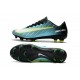Zapatillas de fútbol Nike Mercurial Vapor 11 FG Azul Negro Verde Blanco