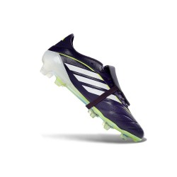 Zapatillas Adidas Predator Elite Fold-over Tongue FG Negro Blanco
