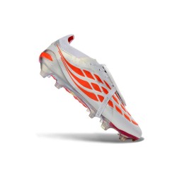 Zapatillas Adidas Predator Elite Fold-over Tongue FG Blanco Rojo