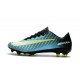 Zapatillas de fútbol Nike Mercurial Vapor 11 FG Azul Negro Verde Blanco