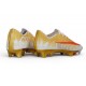 Zapatillas Nike Zoom Mercurial Superfly XI Elite FG CR7 Dorado Rojo