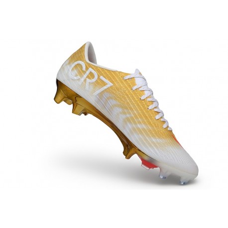 Zapatillas Nike Zoom Mercurial Superfly XI Elite FG CR7 Dorado Rojo