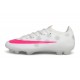 Nike Botas de Fútbol Mercurial Vapor XVII Elite FG Blanco Rosa