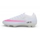 Nike Botas de Fútbol Mercurial Vapor XVII Elite FG CR7 Blanco Rosa