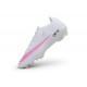 Nike Botas de Fútbol Mercurial Vapor XVII Elite FG CR7 Blanco Rosa