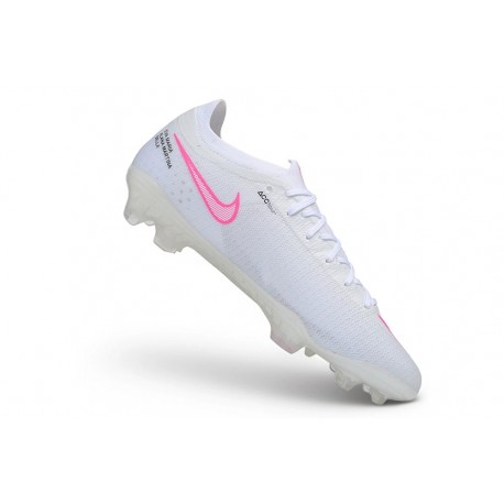 Nike Botas de Fútbol Mercurial Vapor XVII Elite FG CR7 Blanco Rosa
