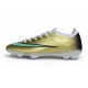 Nike Botas de Fútbol Mercurial Vapor XVII Elite FG Dorada Verde