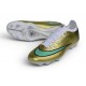 Nike Botas de Fútbol Mercurial Vapor XVII Elite FG Dorada Verde