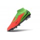 Zapatillas de Fútbol Nike Phantom 6 High Elite FG Hot Punch Negro Verde Strike