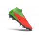 Zapatillas de Fútbol Nike Phantom 6 High Elite FG Hot Punch Negro Verde Strike