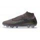 Zapatillas de Fútbol Nike Phantom 6 High Elite FG Gris Negro