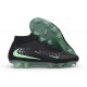 Zapatillas de Fútbol Nike Phantom 6 High Elite FG Negro Verde ilusión