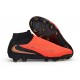 Zapatillas de Fútbol Nike Phantom 6 High Elite FG Brt Carmesí Desenfoque Negro
