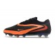 Botas y Zapatillas de Futbol Nike Phantom 6 Low Elite FG Negro Brt Carmesí 