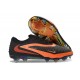 Botas y Zapatillas de Futbol Nike Phantom 6 Low Elite FG Negro Brt Carmesí 