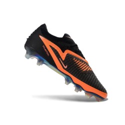 Botas y Zapatillas de Futbol Nike Phantom 6 Low Elite FG Negro Brt Carmesí 