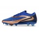 Botas y Zapatillas de Futbol Nike Phantom 6 Low Elite FG Azul oscuro Cobre