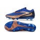 Botas y Zapatillas de Futbol Nike Phantom 6 Low Elite FG Azul oscuro Cobre