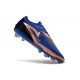 Botas y Zapatillas de Futbol Nike Phantom 6 Low Elite FG Azul oscuro Cobre