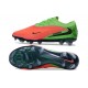 Botas y Zapatillas de Futbol Nike Phantom 6 Low Elite FG Hot Punch Negro Verde Strike