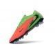 Botas y Zapatillas de Futbol Nike Phantom 6 Low Elite FG Hot Punch Negro Verde Strike