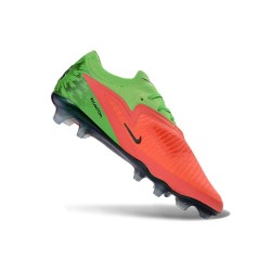 Botas y Zapatillas de Futbol Nike Phantom 6 Low Elite FG Hot Punch Negro Verde Strike