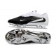Botas y Zapatillas de Futbol Nike Phantom 6 Low Elite FG Negro Blanco