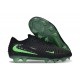 Botas y Zapatillas de Futbol Nike Phantom 6 Low Elite FG Negro Verde Espejismo