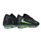 Botas y Zapatillas de Futbol Nike Phantom 6 Low Elite FG Negro Verde Espejismo