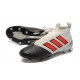 Baratas Botas de fútbol adidas Ace 17+ Purecontrol FG Gris Rojo Negro