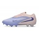 Botas y Zapatillas de Futbol Nike Phantom 6 Low Elite FG Azul lavanda Rosa pálido 