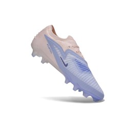 Botas y Zapatillas de Futbol Nike Phantom 6 Low Elite FG Azul lavanda Rosa pálido 