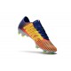 Botas de fútbol Nike Mercurial Vapor 11 FG para Hombre Azul Plateado Naranja