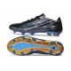 Tacos de Futbol adidas F50 Hyperfast Evo FG Negro Core Azul Lucid Ray